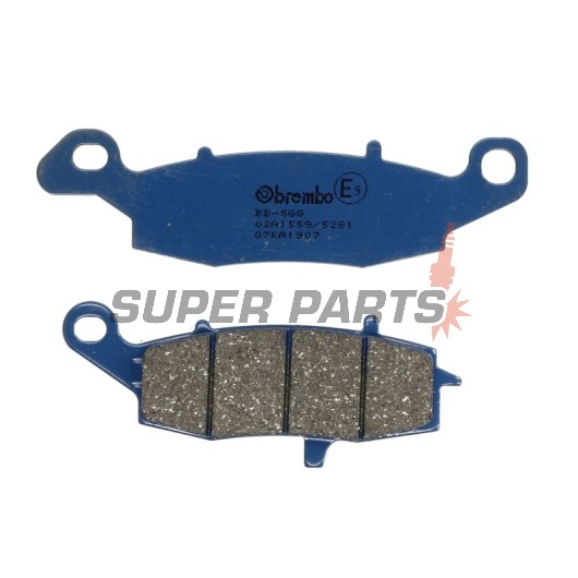Τακάκια φρένων -BREMBO- 07KA1907, Kawasaki ER6/VN/ZR/Suzuki SV/DL/GSF/GSX