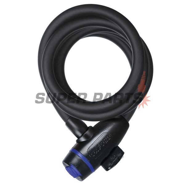 Αλυσίδα με κλειδαριά -OXFORD- Cable Lock 12mm x1.8m, φιμέ