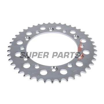 Πίσω γρανάζι -JT- JTR245/3,43, 43 δόντια, ατσάλινο, Gilera RC 600 1989-1992, Honda CB 250 1996-2001, FMX 650 2004-2008, FX 650 1999-2001, NSR 250 1986-1987, NX 250 1988-1990, NX 650 1988-1994, VTR 250 1988, 1998, 2009-2012, VTZ 250 1988