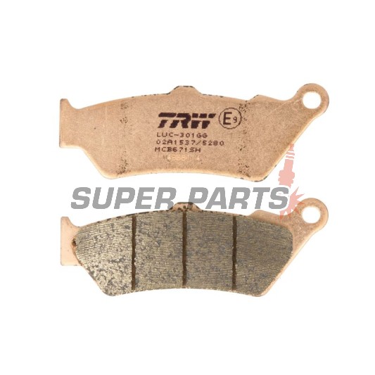 Τακάκια φρένων -TRW- MCB671SH, Aprilia Pegaso 650, BMW F 800 GS, Ducati Scrambler 800, Honda NX Dominator 650, KTM Adventure 990, Moto Guzzi California 1100, Triumph Rocket III 2300, Yamaha XT 660R (1976-2020)