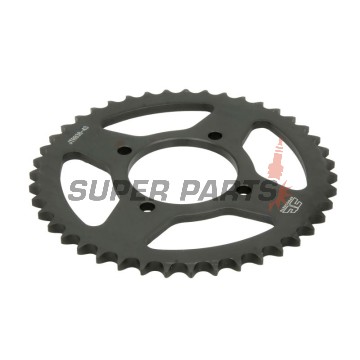 Πίσω γρανάζι -JT- JTR838,43, 43 δόντια, ατσάλινο, Yamaha DT 100 1976-1980, DT 125 1988, RD 125 1974-1976, RS 100 1976-1979, RSX 100 1995, T 105 1997-1998, YB 100 1978-1981, YBA 125 2007-2009, YBR 125 2005-2016