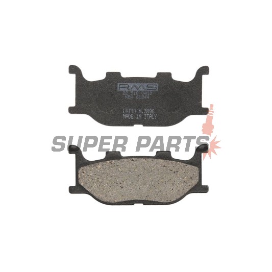 Τακάκια φρένων -RMS- 22 510 0410, Italjet Jupiter 125 2002-2003, Italjet Jupiter 250 2001-2003, MBK YP 250 2000-2003, Yamaha FZ6 600 2004-2007, Yamaha MT-03 660 2006-2012, Yamaha XJ 600 1997-2002, Yamaha XJ6 600 2009-2015