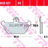 Τακάκια φρένων -TRW- MCB621, BMW K100RS 16V, K100LT ABS, K1100RS/ABS, K1100LT (1990-1998), R80/R80R (1991-1994)