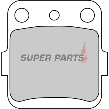 Τακάκια φρένων -FERODO- FDB381P, Arctic Cat DVX, Honda ATC/TRX Fourtrax/Sporttrax/Rancher, Husqvarna WR, Kawasaki Lakota/KFX/KSF/Prairie/KX/Tecate, Kymco MXU, Suzuki LT/LT-Z/RM, Yamaha Grizzly/Raptor/Warrior/Wolverine/Blaster/Bansh