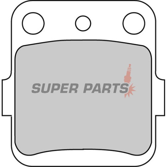 Τακάκια φρένων -FERODO- FDB381P, Arctic Cat DVX, Honda ATC/TRX Fourtrax/Sporttrax/Rancher, Husqvarna WR, Kawasaki Lakota/KFX/KSF/Prairie/KX/Tecate, Kymco MXU, Suzuki LT/LT-Z/RM, Yamaha Grizzly/Raptor/Warrior/Wolverine/Blaster/Bansh