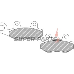 Τακάκια φρένων -FERODO- FDB497EF, Honda Rebel CMX/CA125-250, Husqvarna TE610, Kawasaki KDX/KLX/KX, Kawasaki Bayou/Brute Force, Kymco Agility/People/Like, Peugeot Satelis 250, Hyosung MS3 125/250, Malaguti Blog/Centro, Benelli Caffenero 250