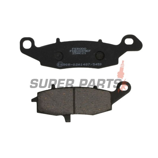 Τακάκια φρένων -FERODO- FDB2049EF, Suzuki V-Strom/GS 500/Bandit/SV 650/Intruder/Marauder 500-800 1996-2012