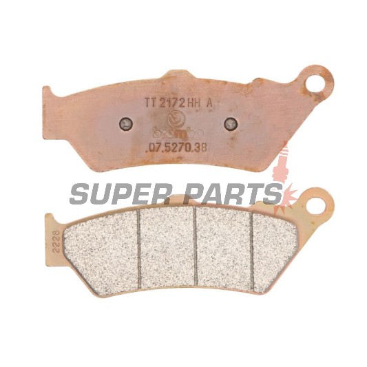 Τακάκια φρένων -BREMBO- 07BB0390, Aprilia ETV/Moto/Pegaso/RS 125-1000, BMW C1/F/G/R 60-1250, Ducati GT/Sport/Sportclassic 1000, Honda CB/NT/NX/SLR 500-650, KTM Adventure/Enduro/Super/RC 690-990, Moto Guzzi Bellagio/California/Norge/Griso/Quota/Centauro 11