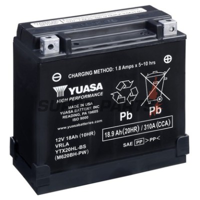 Μπαταρία -YUASA- YTX20HL-BS-PW, 19Ah 12V