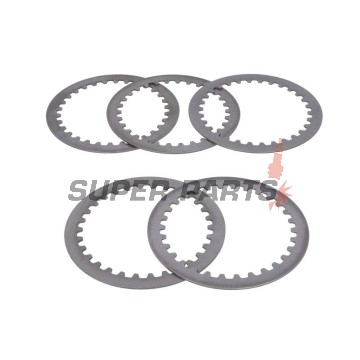 Σετ ατσάλινων δίσκων συμπλέκτη -TRW- MES303-5, Kawasaki EL250 Eliminator (1988-2003), Z440 Ltd/Ltd B.Drive/H/C (1980-1984), ZXR250 (1990-1995)