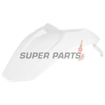 Πίσω φτερό/ουρά -POLISPORT- λευκό, KTM SX 85 2013-2017