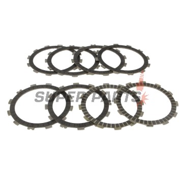 Σετ δίσκων συμπλέκτη -TRW- MCC339-8RAC, Kawasaki KX 250F (2004-2018), ZX-6R/ZX-6RR 600/636 Ninja (2005-2018), Suzuki RM 125 (2001-2012), RM-Z 250 (2004-2019)