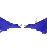 Πίσω πλαϊνά πλαστικά -POLISPORT- μπλε, YAMAHA YZ 125/250 2022-2023