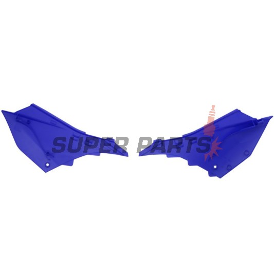 Πίσω πλαϊνά πλαστικά -POLISPORT- μπλε, YAMAHA YZ 125/250 2022-2023
