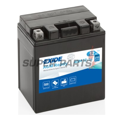 Μπαταρία -EXIDE- YTX14AHL-BS READY, 12Ah 12V