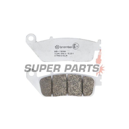 Τακάκια φρένων -BREMBO- 07HO30LA, Buell Blast 500, Cagiva Navigator/Gran Canyon 900-1000, Honda CB Hornet/Seven Fifty/CBF/CBR/VFR/VT Shadow/VTX/Transalp, Suzuki Burgman/Bandit 600, Triumph Thunderbird/Thruxton/America/Adventurer 800-900