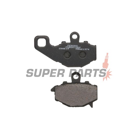 Τακάκια φρένων -FERODO- FDB2012EF, Kawasaki ER-6/GPZ/Z/Zephyr/Ninja ZX-6R/ZX-9R/ZX-10R/ZZR 550-1100 1993-2008
