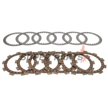 Πλήρες σετ συμπλέκτη -FERODO- FCS0557/2, Aprilia Classic/MX/RS/RS Tuono/Tuareg 125 1985-2007