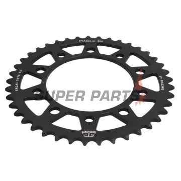 Πίσω γρανάζι -JT- JTA1303,41BLK, 41 δόντια, μαύρο, αλουμινίου, Yamaha YZF-R1 1000 2017
