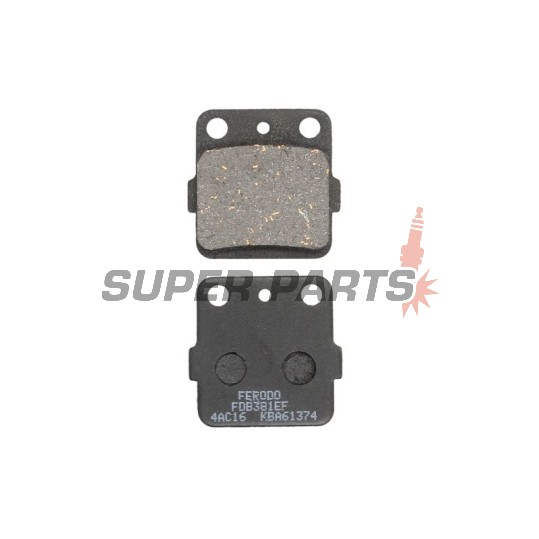 Τακάκια φρένων -FERODO- FDB381EF, Arctic Cat DVX, Honda ATC/TRX Fourtrax/Sporttrax/Rancher, Husqvarna WR, Kawasaki Lakota/KFX/KSF/Prairie/KX/Tecate, Kymco MXU, Suzuki LT/LT-Z/RM, Yamaha Grizzly/Raptor/Warrior/Wolverine/Blaster/Bans