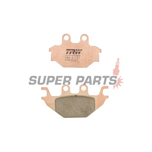 Τακάκια φρένων -TRW- MCB760SI, Adly 300-500cc ATV, Arctic Cat DVX 250, CPI XS 250, Kawasaki KVF Brute Force 300, Kymco KXR/MXU/Maxxer 250-700cc, Yamaha MT 125 & YZF-R125 125cc (2004-2018)