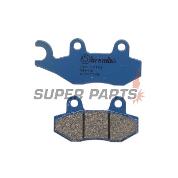 Τακάκια φρένων -BREMBO- 07YA2206, Kawasaki Ninja 250/250R (EX, Ninja) (2008-2012)/Triumph Tiger 1050/1050 ABS/1050 SE/SE ABS (2006-2012)