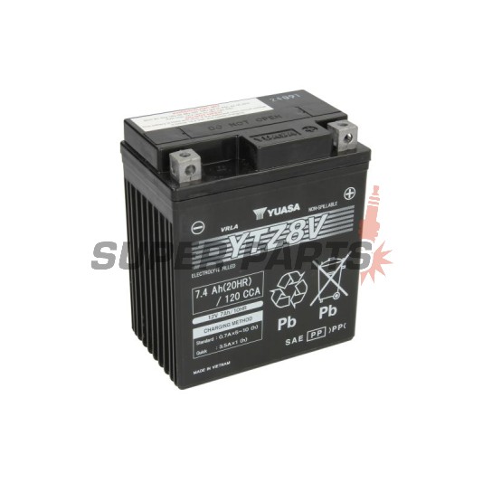 Μπαταρία -YUASA- YTZ8V, 7Ah 12V
