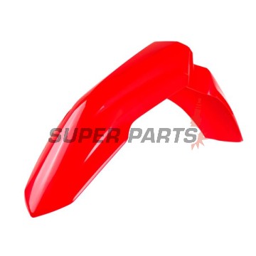 Μπροστινό φτερό Supermoto -POLISPORT- κόκκινο, HONDA CRF 250/450 2021-2023