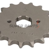 Μπροστινό γρανάζι -JT- JTF278,17, 17 δόντια, Honda CB 250 1973-1982, CB 350 1969-1977, CB 360 1973-1977, CB 400 1974-1980, CB 450 1982-1986, CB 500 1975-1977, CJ 250 1976-1979, CJ 360 1978, CM 450 1982-1983