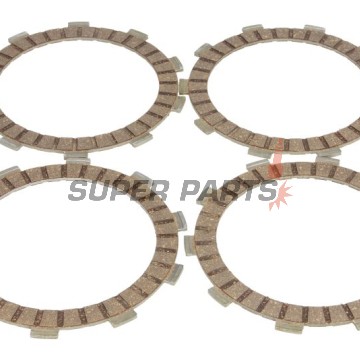 Σετ δίσκων συμπλέκτη -FERODO- FCD0257, Yamaha SR 125 (1996-2003)/TW 125 Trailway (1999-2002)