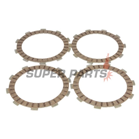 Σετ δίσκων συμπλέκτη -FERODO- FCD0257, Yamaha SR 125 (1996-2003)/TW 125 Trailway (1999-2002)