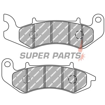 Τακάκια φρένων -FERODO- FDB2331EF, Benelli BN/Leoncino 125, Keeway City Blade/Logik/RKV/Superlight 125 2017-2024