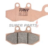 Τακάκια φρένων -TRW- MCB744SRM, sintered, Aprilia SR, Sportcity; Derbi Boulevard; Vespa/Piaggio 946, Beverly, Carnaby, Fly, GT, GTS, GTV, Granturismo, Hexagon, Liberty, MP3, Primavera, Skipper, Sprint, Typhoon, X7, X8, X9, X10 (2000-2017)