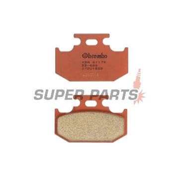 Τακάκια φρένων -BREMBO- 07SU18SD, Kawasaki KX 125/250/500, Suzuki DR 350/RM 125/250, Yamaha TT 600/WR 400F/YZ 125/250 (1990-2002)
