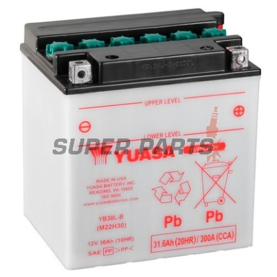 Μπαταρία -YUASA- YB30L-B, 32Ah 12V