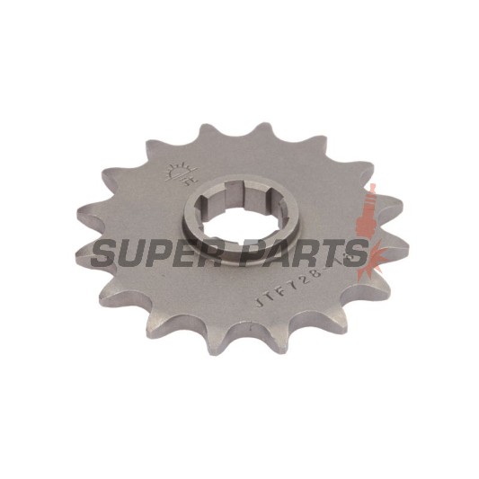 Μπροστινό γρανάζι -JT- JTF728,16, 16 δόντια, Cagiva Canyon 600 1996-1997, River 600 1995-1999, T4E 350 1987-1991, T4E 500 1987-1990, T4R 350 1987-1991, T4R 500 1987-1990, W12 350 1993-1996, W16 600 1994-1997