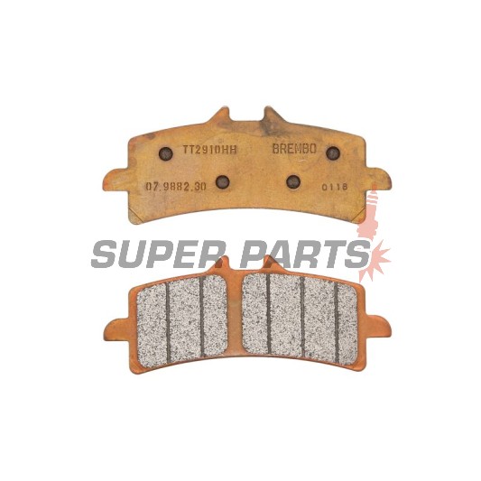 Τακάκια φρένων -BREMBO- 07BB3793, Aprilia RSV4, BMW HP2/HP4/S1000RR, Ducati 1098/1198/848/Diavel/Panigale/xDiavel, Kawasaki Ninja H2/ZX-10R/ZX-14R, KTM RC8/Super Duke, MV Agusta Brutale/F3/F4, Suzuki Hayabusa/GSX-R/GSX-S, Triumph Day