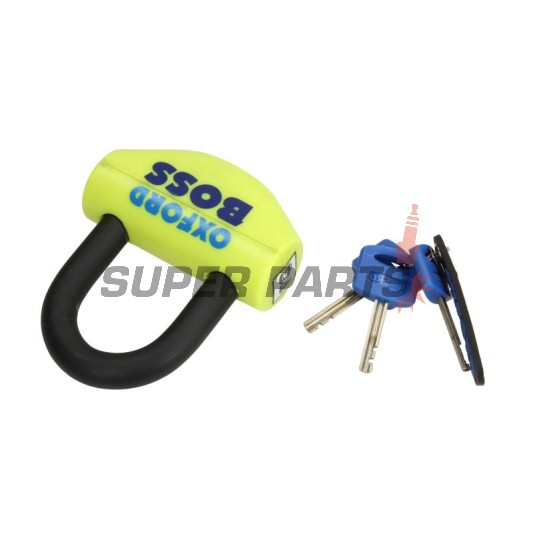 Κλειδαριά -OXFORD- Boss 12.7mm, κίτρινος