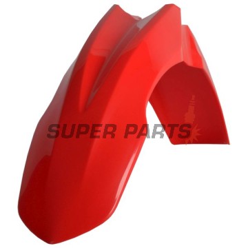 Μπροστινό φτερό Supermoto -POLISPORT- κόκκινο, HONDA CRF 250/450 2009-2013
