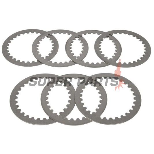 Σετ ατσάλινων δίσκων συμπλέκτη -TRW- MES328-7, Honda CB1100F/1100R (1982-1984), Honda GL1800 Gold Wing (2001-2011), Honda VTX1800 (2001-2008)