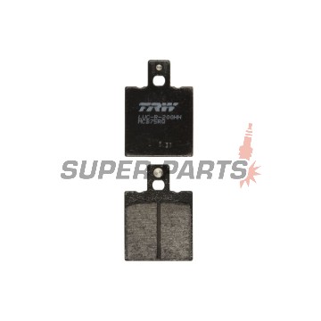 Τακάκια φρένων -TRW- MCB75RQ, Aprilia RS 50/125/250, AF1 125, Tuareg 125/350, Ducati Monster 600/900/1000, 916, SS 750/900, Cagiva Mito 125, Raptor 650, Elefant 750, KTM GS 125/500, MX 125/500, Moto Guzzi California 1100, Daytona 1000, V11 1100, Husqvarna