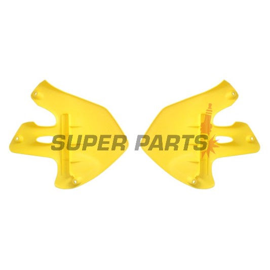 Μπροστινά πλαϊνά πλαστικά -POLISPORT- κίτρινα, SUZUKI RM 125/250 1999-2000