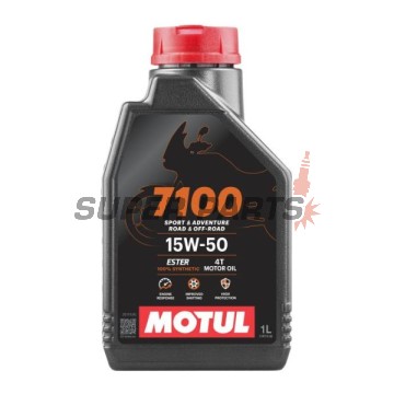 Λάδι κινητήρα -MOTUL- 7100, 15W50, πλήρως συνθετικό + εστέρας, 1L