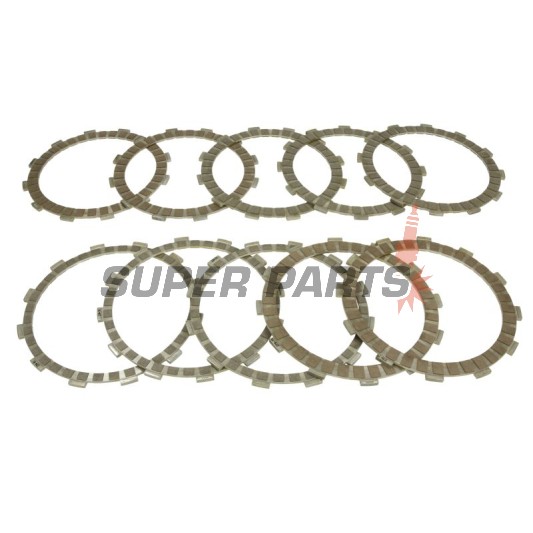 Σετ δίσκων συμπλέκτη -TRW- MCC615-10, BMW K 1600GT/GTL (2011-2018), K 1600B (2017-2021), K 1600 Grand America ABS (2018-2022)