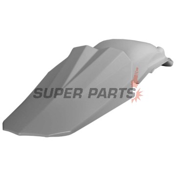 Πίσω φτερό/ουρά -POLISPORT- λευκό, HUSQVARNA TC 250-630 2005-2007