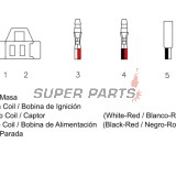 CDI -DZE- APRILIA AMICO, AREA 51, GULLIVER, RALLY, SCARABEO, SONIC, SR; BENELLI 491, K2, NAKED, PEPE; BETA TEMPO; ITALJET DRAGSTER; MALAGUTI CENTRO, F10; MBK CW; YAMAHA AEROX 50 1990-2008