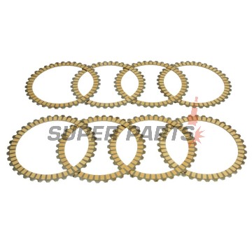 Σετ δίσκων συμπλέκτη -TRW- MCC803-8C, Harley-Davidson Electra Glide, Tour Glide, Dyna, Softail, Sportster XL/XLH/XR 883/1200, Road King, Low Rider, Nightster, Forty-Eight, Iron, Seventy-Two (1990-2017)
