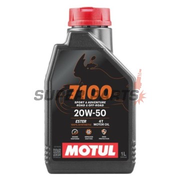 Λάδι κινητήρα -MOTUL- 7100, 20W50, πλήρως συνθετικό + εστέρας, 1L