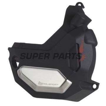 Προστατευτικό καπακιού στάτη -POLISPORT- μαύρο, HONDA NC 700/750 2014-2020