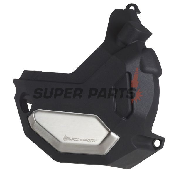 Προστατευτικό καπακιού στάτη -POLISPORT- μαύρο, HONDA NC 700/750 2014-2020
